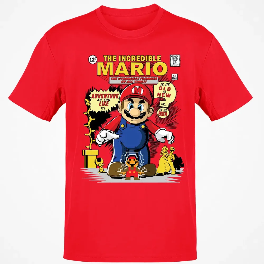 The Incredible Mario Classic Unisex T-Shirt - 11
