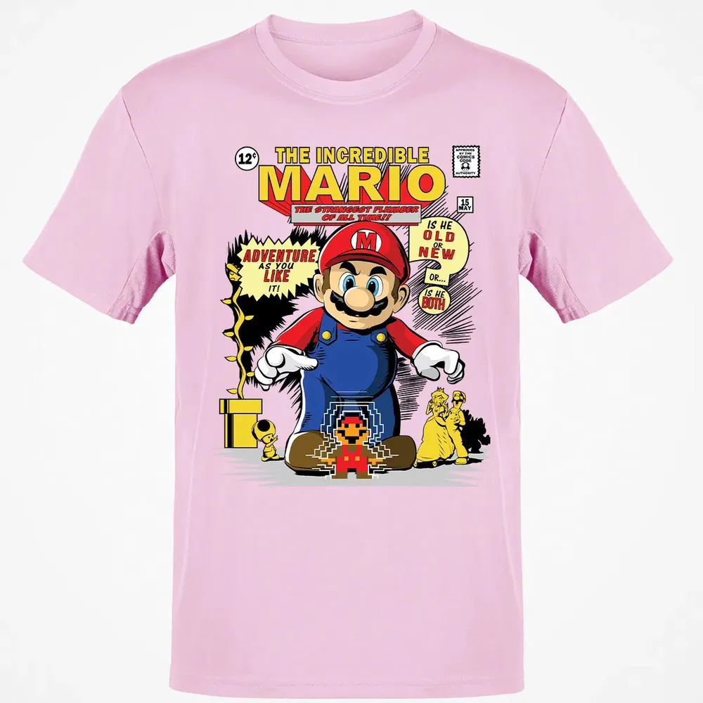 The Incredible Mario Classic Unisex T-Shirt - 6