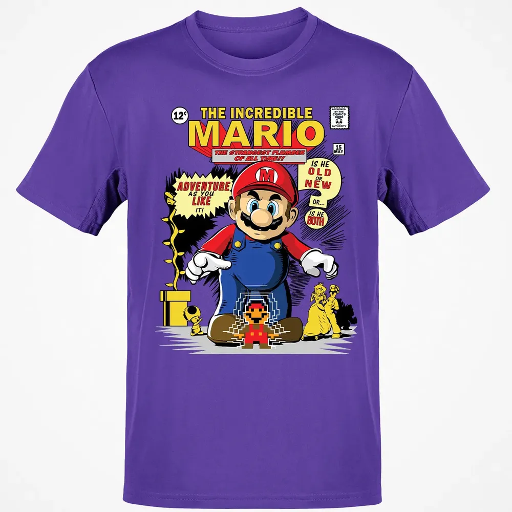 The Incredible Mario Classic Unisex T-Shirt - 10