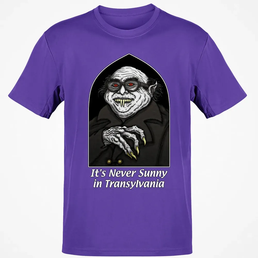 Never Sunny In Transylvania Classic Unisex T-Shirt - 10