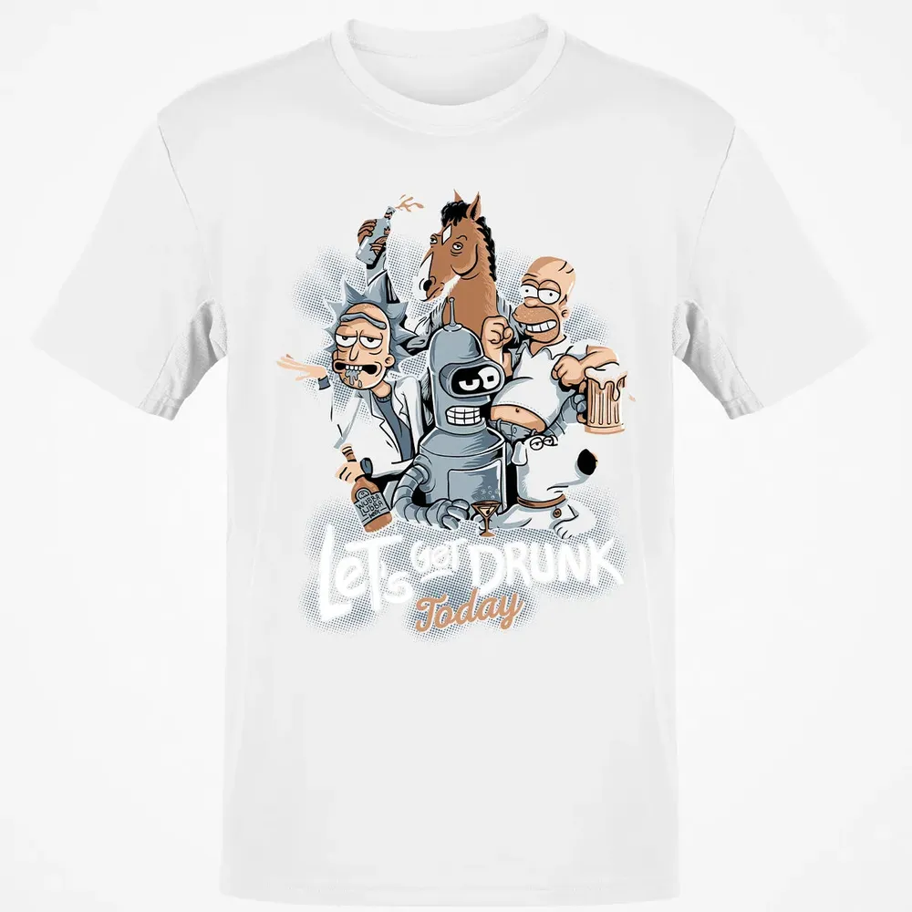 Get Drunk Classic Unisex T-Shirt - 13