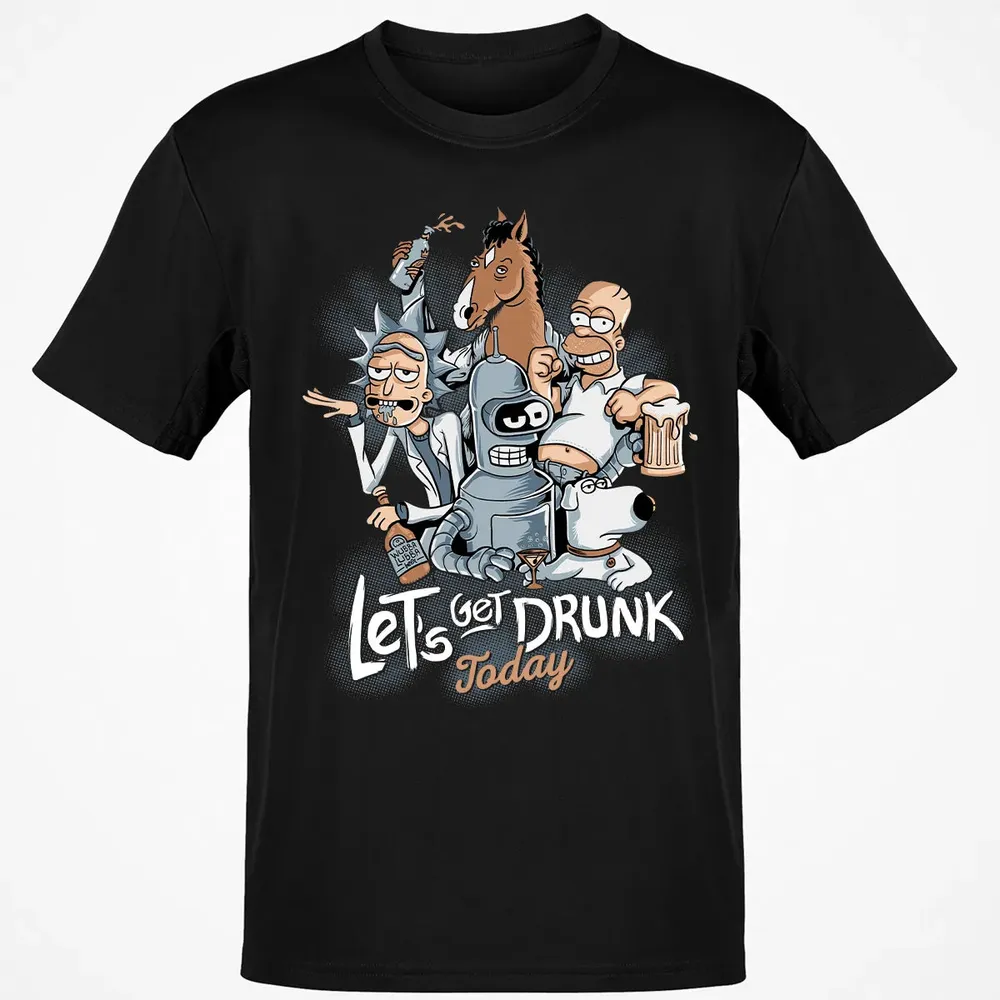 Get Drunk Classic Unisex T-Shirt - 2