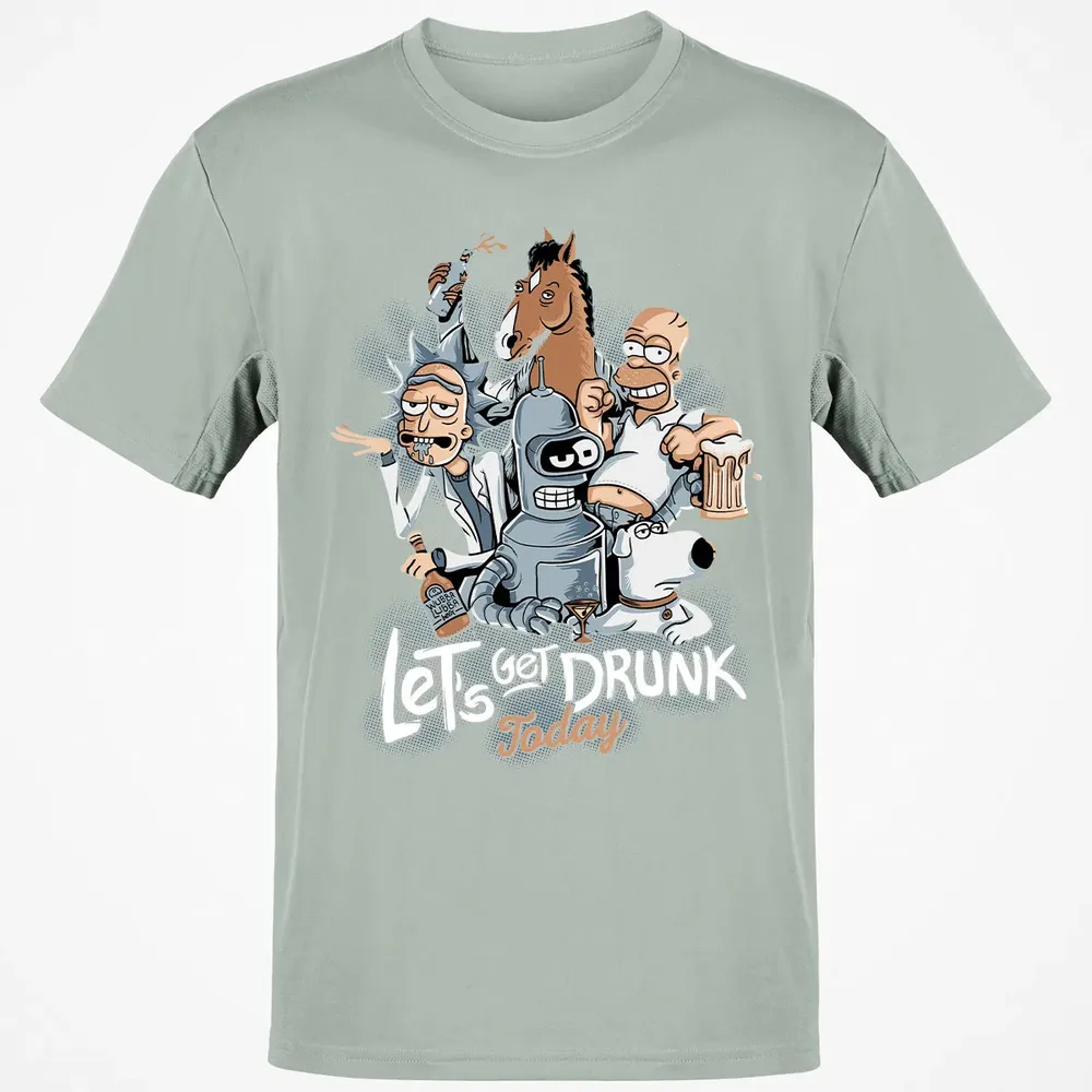 Get Drunk Classic Unisex T-Shirt - 3