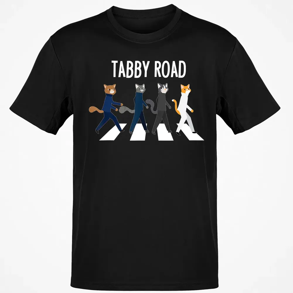 Tabby Road Cats  Cat Lover Classic Unisex T-Shirt - 2