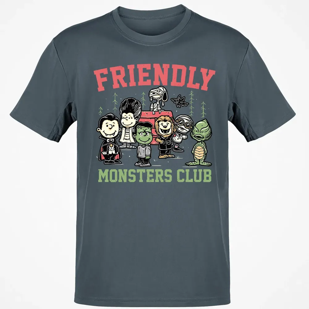 Friendly Monsters Club Classic Unisex T-Shirt - 4