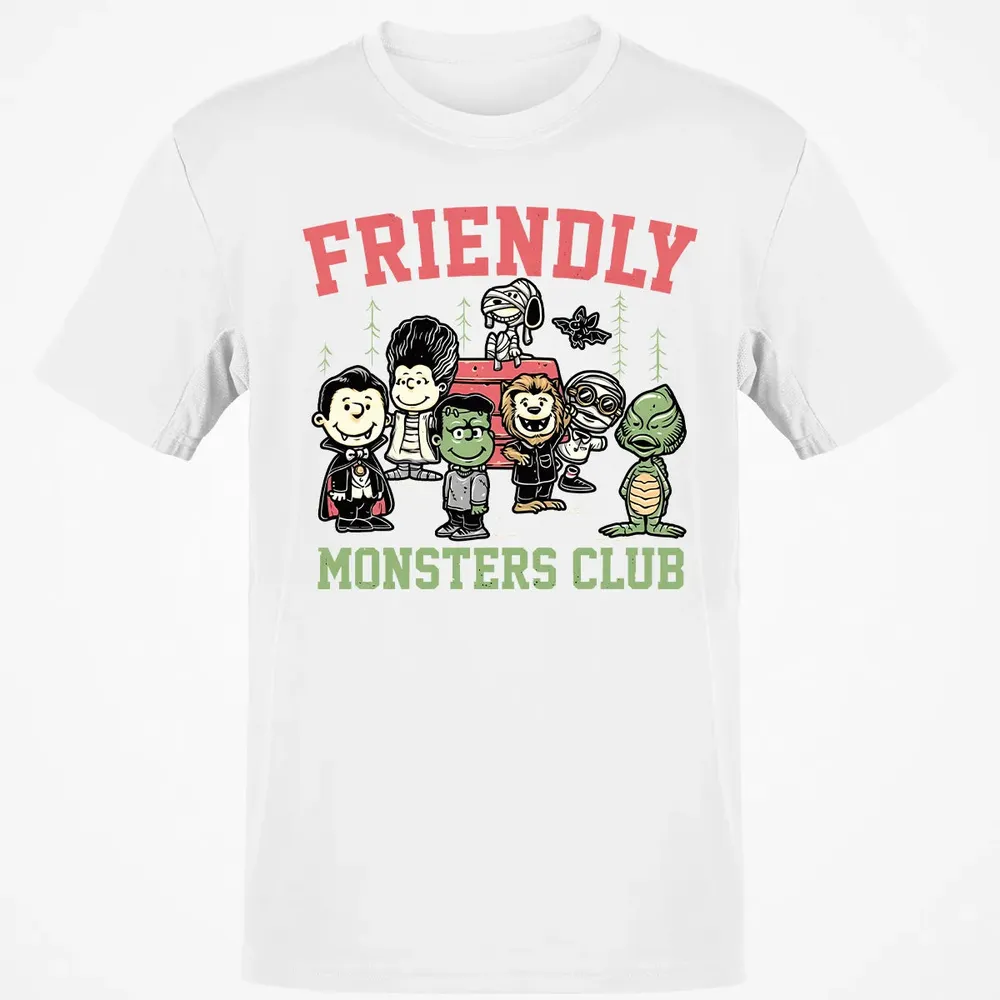 Friendly Monsters Club Classic Unisex T-Shirt - 13