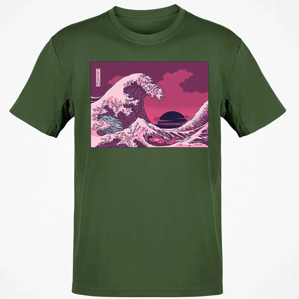 Neo Tokyo Wave Classic Unisex T-Shirt - 7