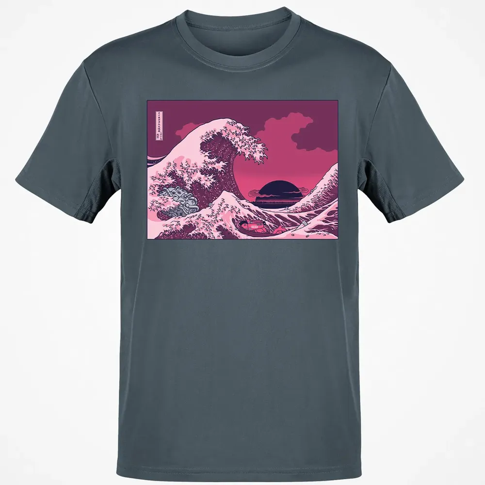 Neo Tokyo Wave Classic Unisex T-Shirt - 4