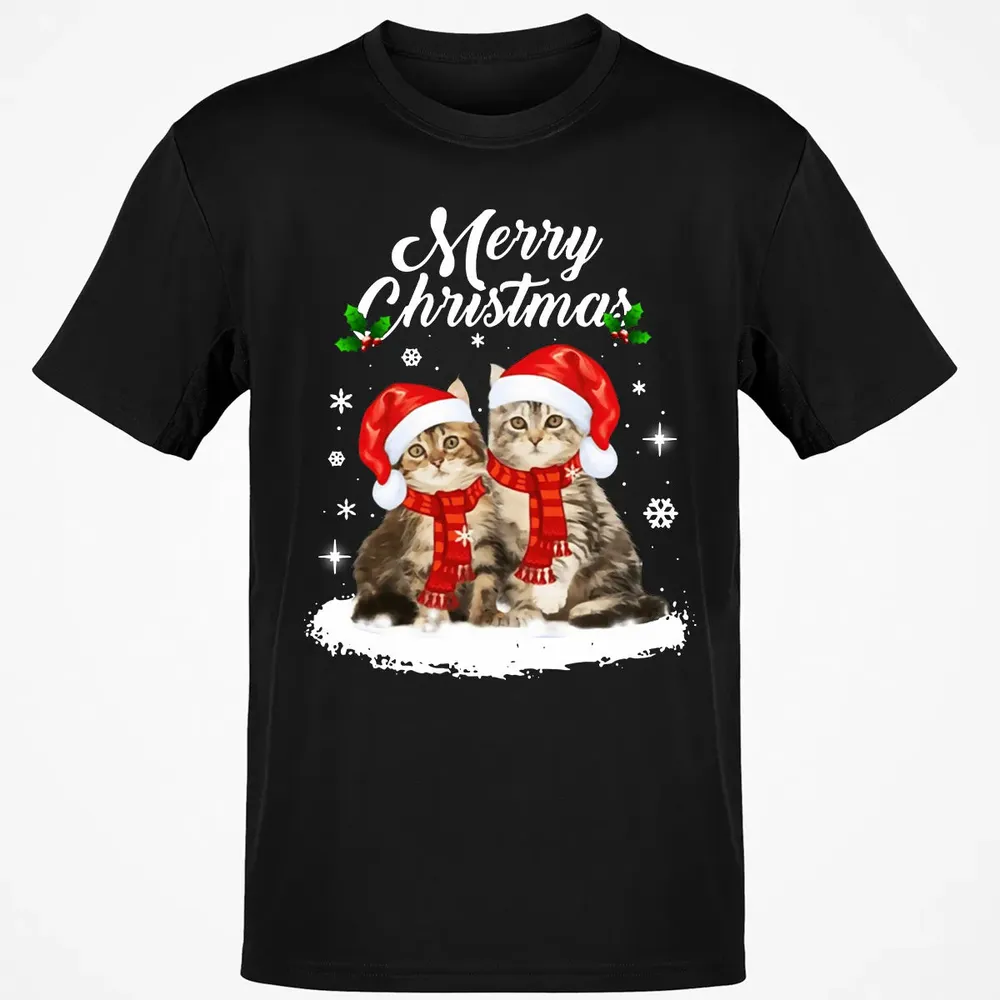 Cat Christmas Classic Unisex T-Shirt - 2