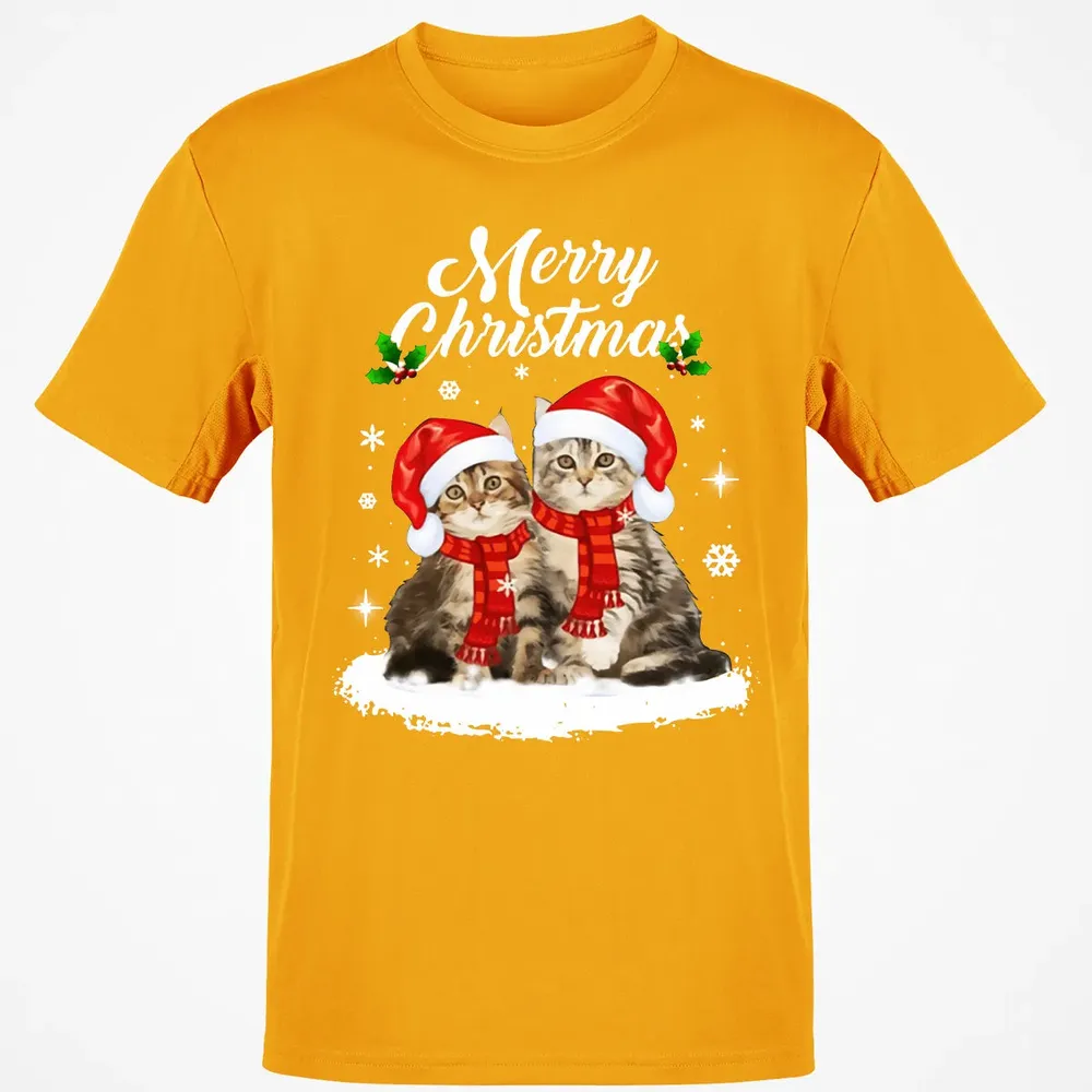 Cat Christmas Classic Unisex T-Shirt - 5