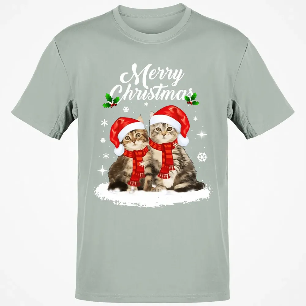 Cat Christmas Classic Unisex T-Shirt - 3