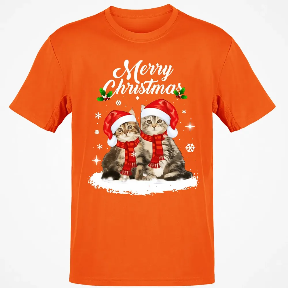 Cat Christmas Classic Unisex T-Shirt - 9
