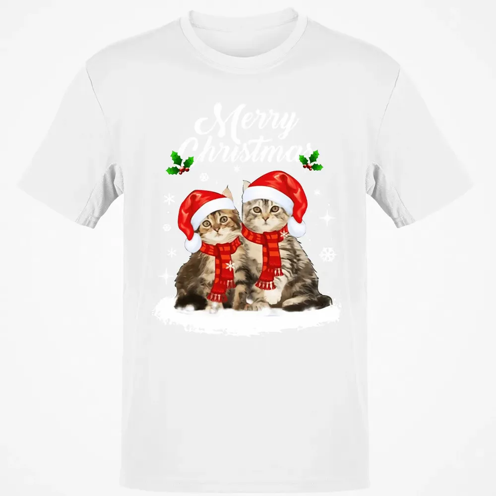 Cat Christmas Classic Unisex T-Shirt - 13