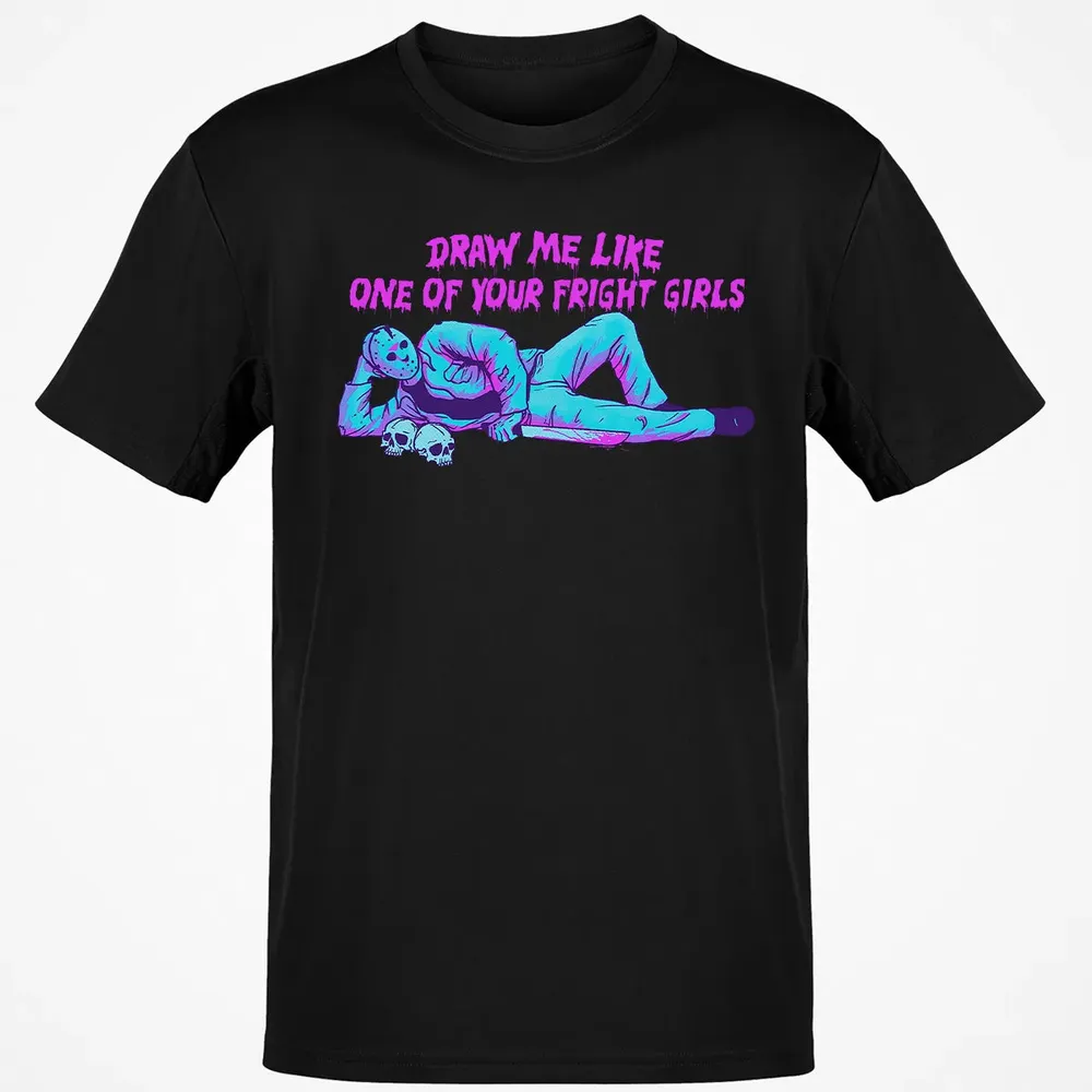 Draw Me Like One Of Your Frige Girl Classic Unisex T-Shirt - 2