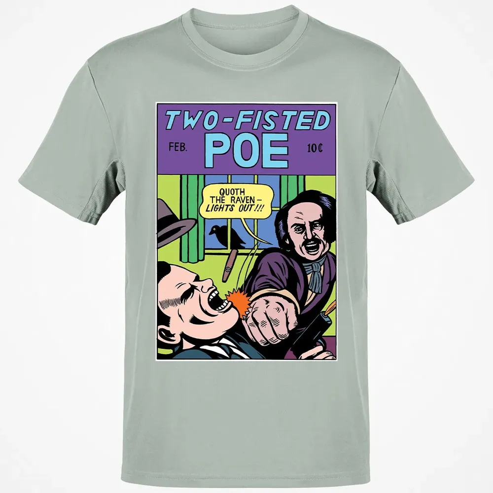 Two-Fisted Poe Classic Unisex T-Shirt - 3