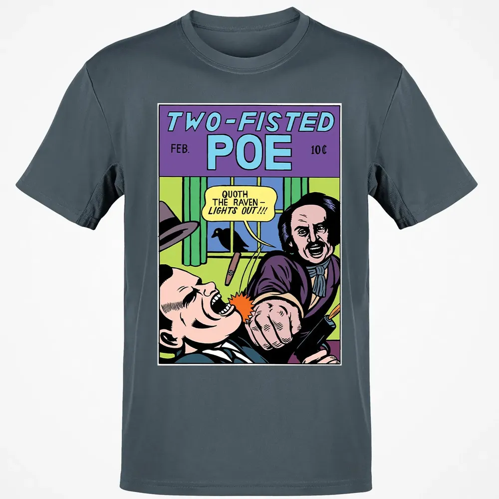 Two-Fisted Poe Classic Unisex T-Shirt - 4