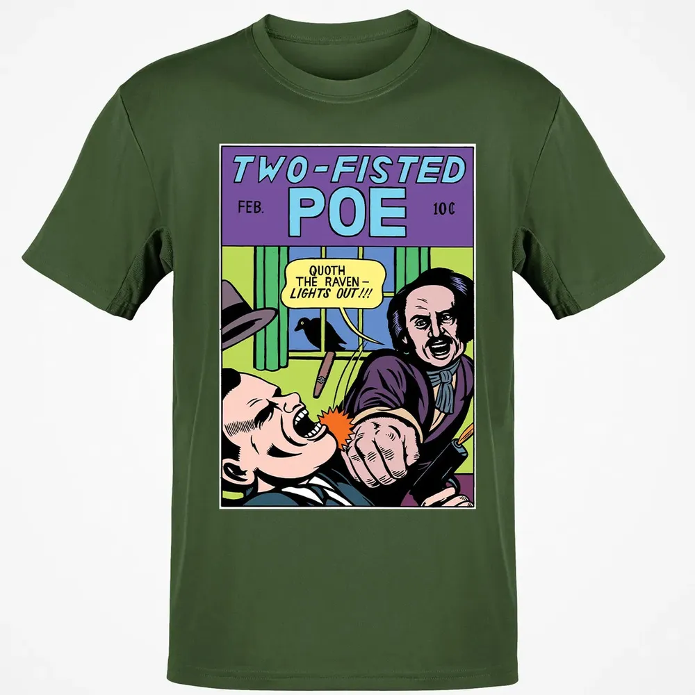 Two-Fisted Poe Classic Unisex T-Shirt - 7