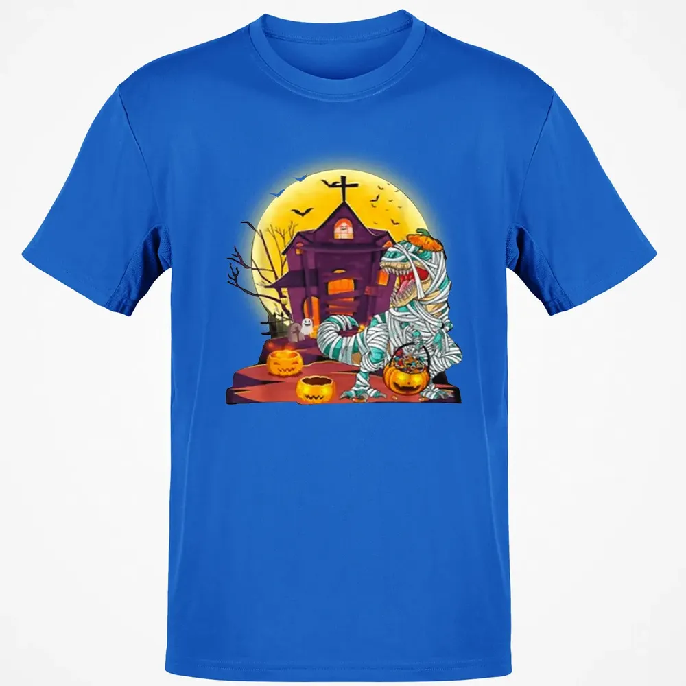 Dinosaur Mummy Halloween Classic Unisex T-Shirt - 12