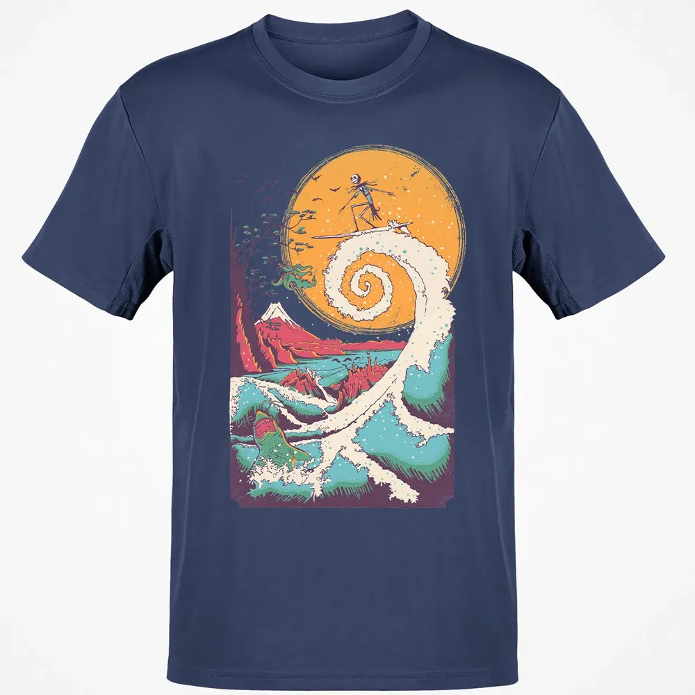 Surf Before Christmas Classic Unisex T-Shirt - 8