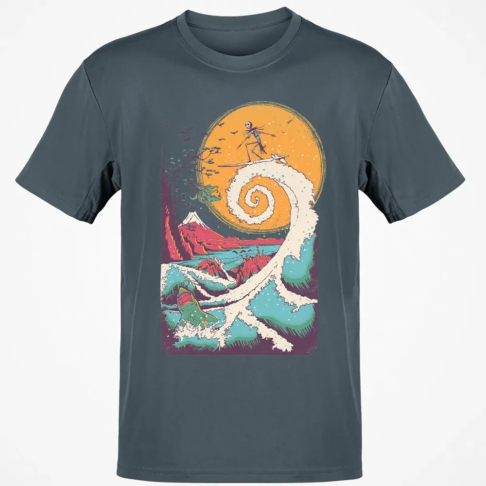 Surf Before Christmas Classic Unisex T-Shirt - 4