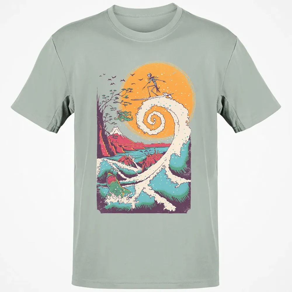 Surf Before Christmas Classic Unisex T-Shirt - 3