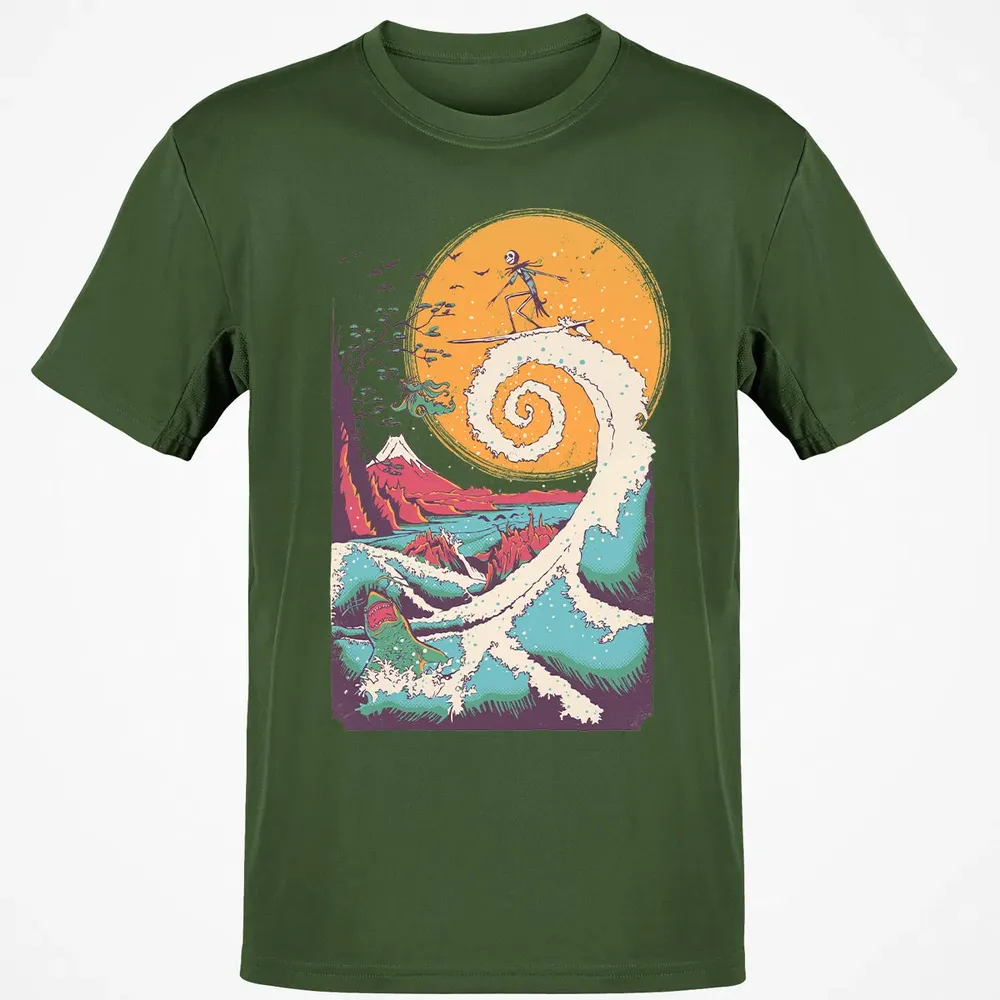 Surf Before Christmas Classic Unisex T-Shirt - 7