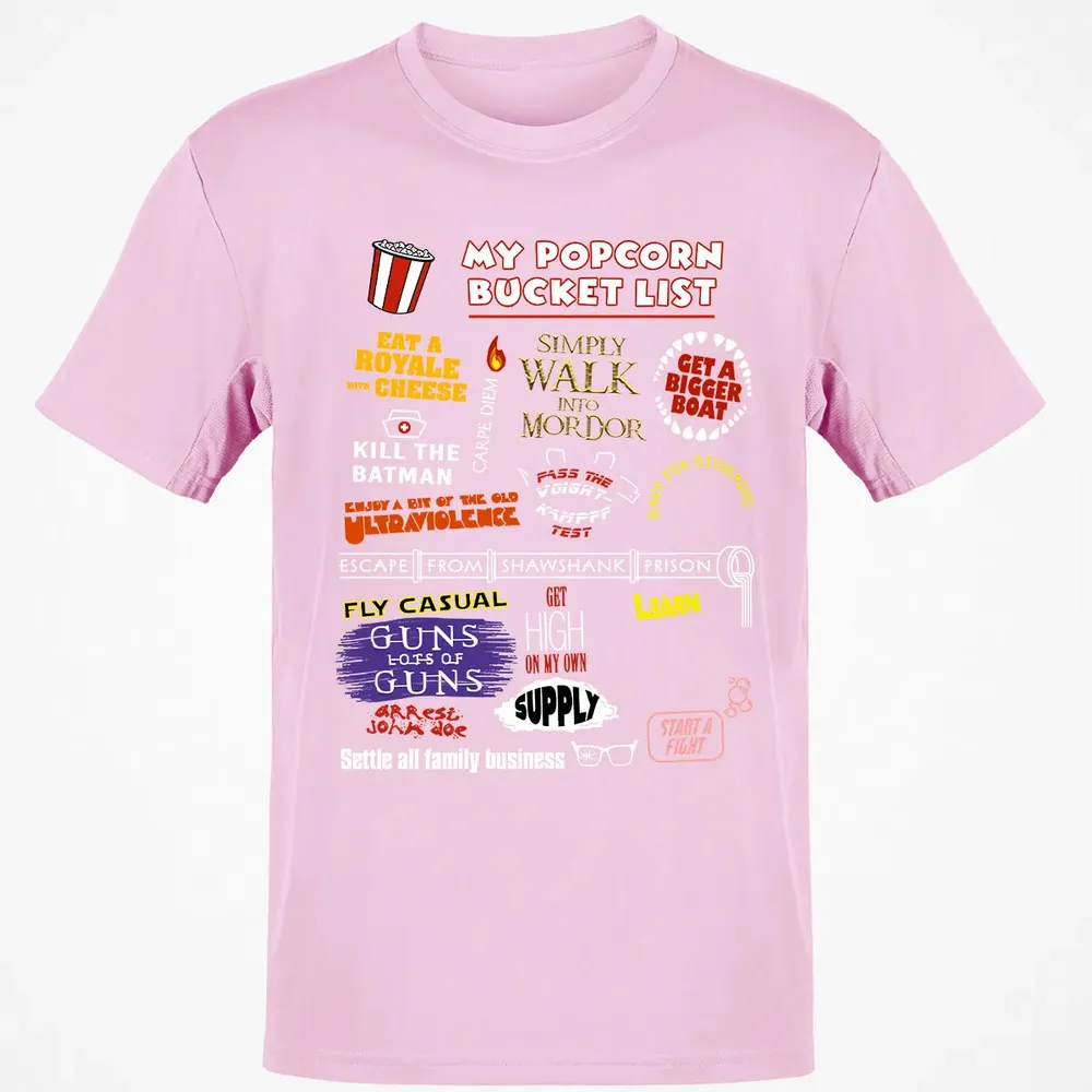 My Popcorn Bucket List Classic Unisex T-Shirt - 6