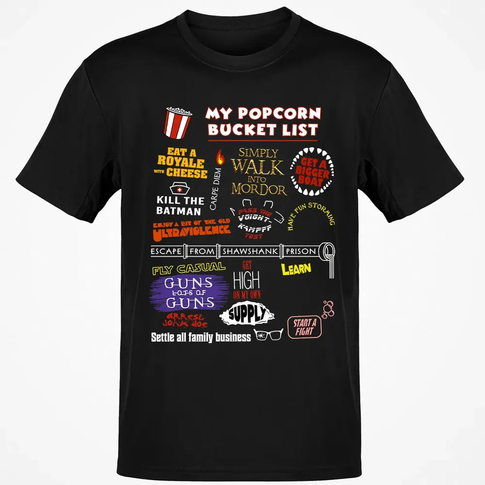 My Popcorn Bucket List Classic Unisex T-Shirt - 2