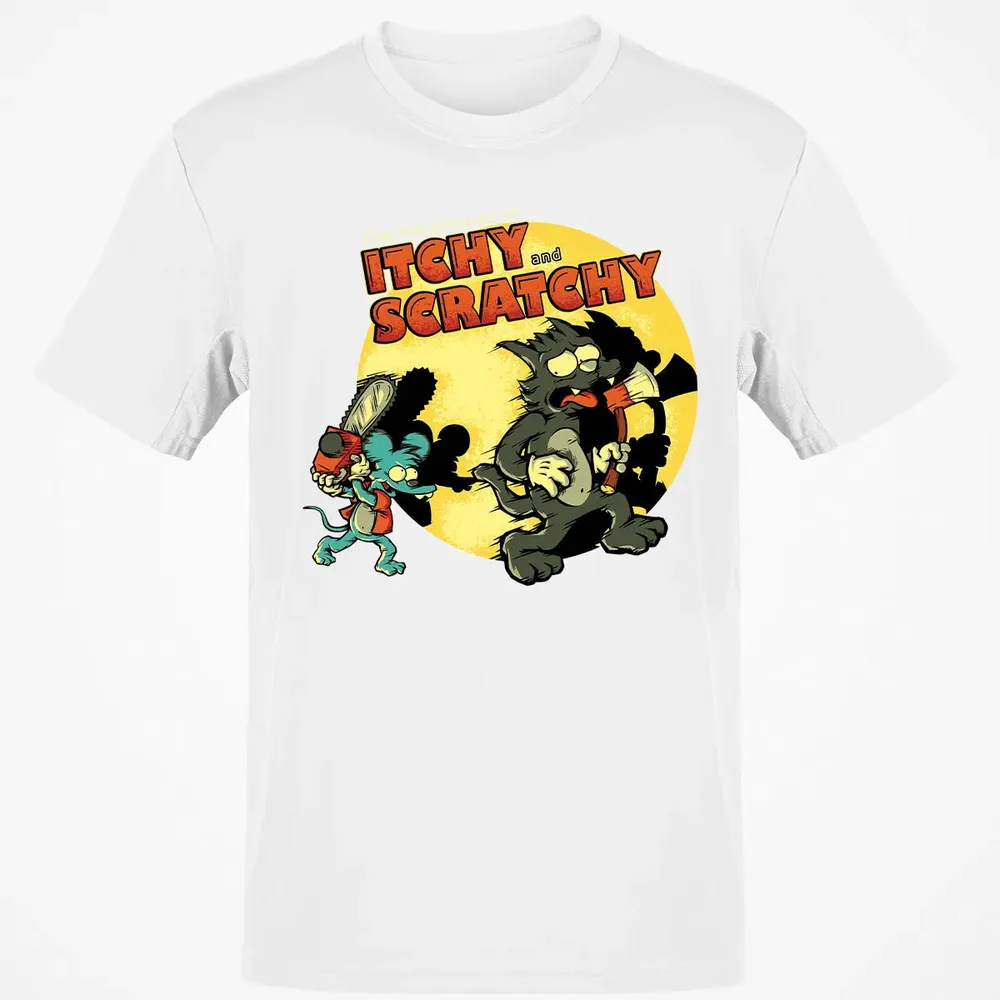 Adventures Of Itchy and Scratchy Classic Unisex T-Shirt - 13