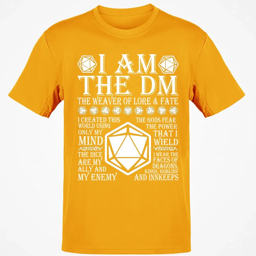I Am The DM The Weaver Of Lore And Fate Classic Unisex T-Shirt - 5
