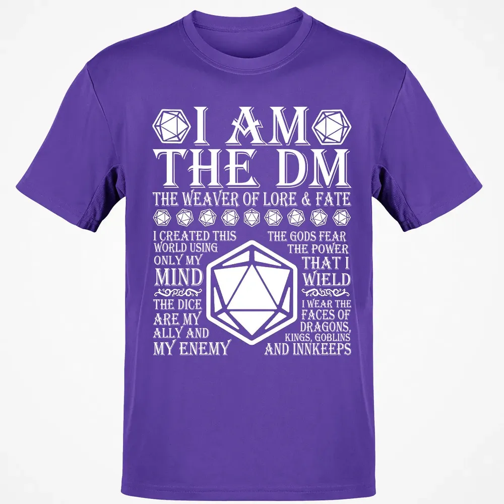 I Am The DM The Weaver Of Lore And Fate Classic Unisex T-Shirt - 10