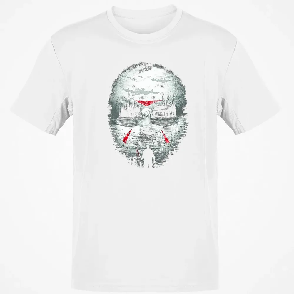 Jason Halloween Mask Horror  Graphic 13th Friday Funny Gift Classic Unisex T-Shirt - 13