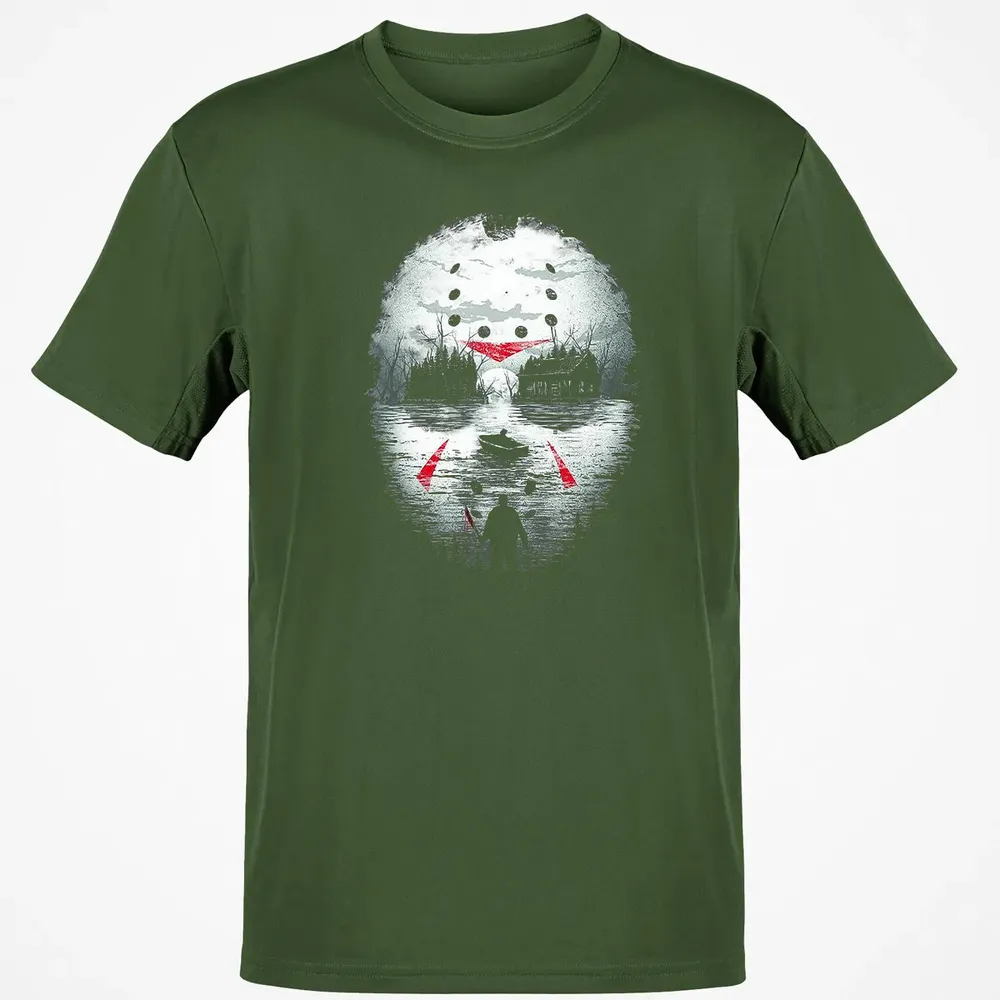 Jason Halloween Mask Horror  Graphic 13th Friday Funny Gift Classic Unisex T-Shirt - 7