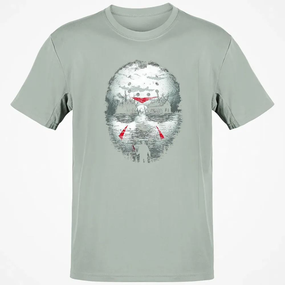 Jason Halloween Mask Horror  Graphic 13th Friday Funny Gift Classic Unisex T-Shirt - 3