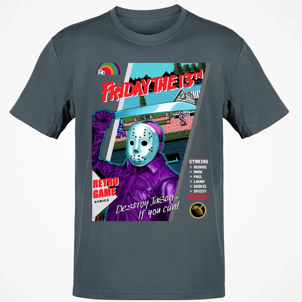 Destroy Jason Retro Game Classic Unisex T-Shirt - 4
