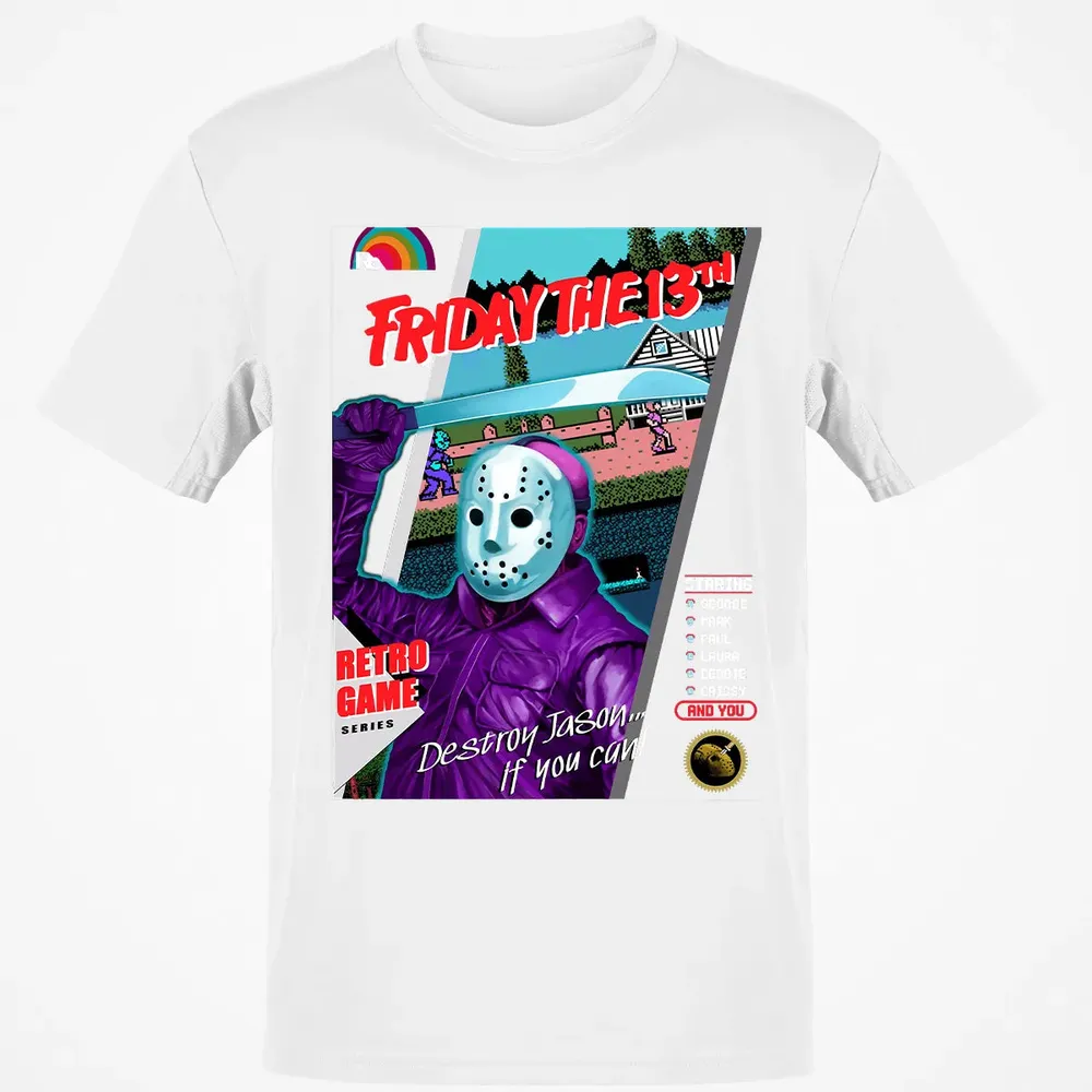 Destroy Jason Retro Game Classic Unisex T-Shirt - 13