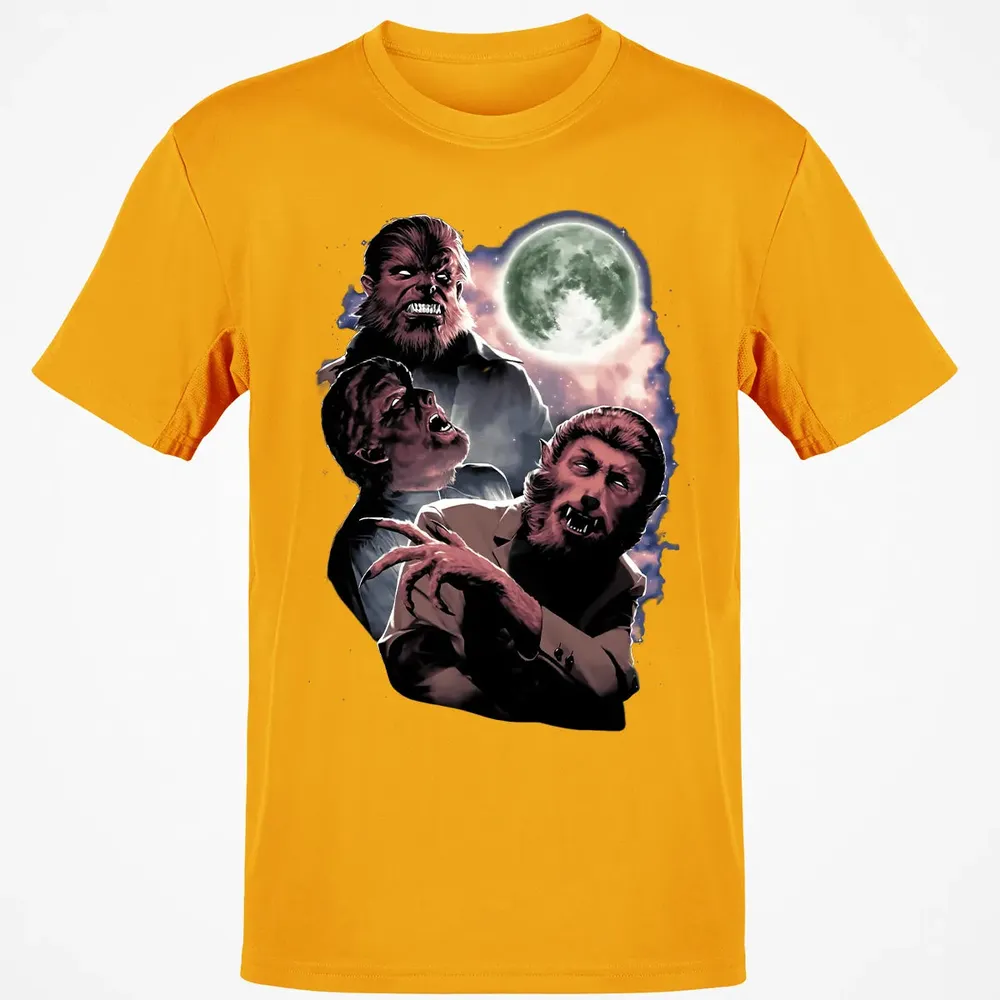 Wolf Man Moon Classic Unisex T-Shirt - 5
