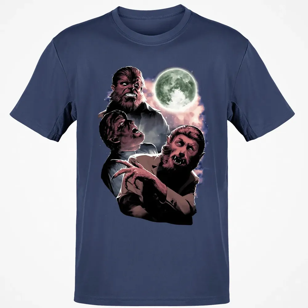 Wolf Man Moon Classic Unisex T-Shirt - 8