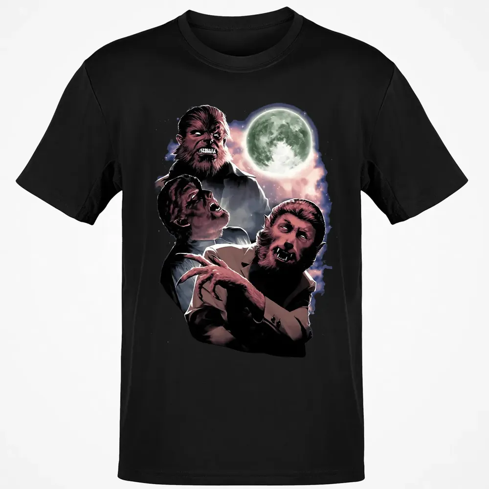 Wolf Man Moon Classic Unisex T-Shirt - 2