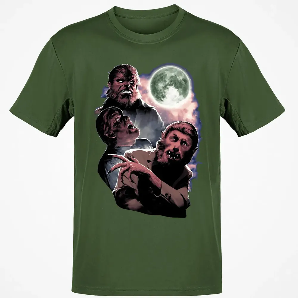 Wolf Man Moon Classic Unisex T-Shirt - 7