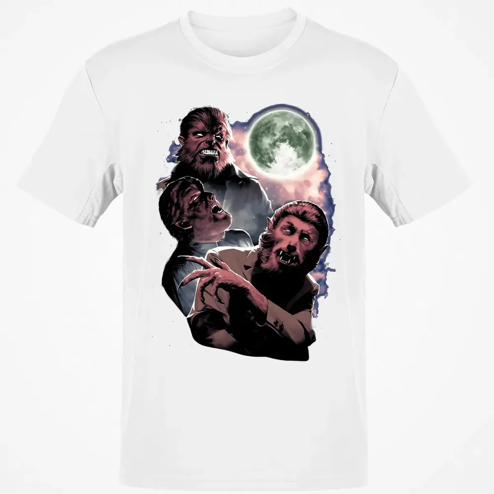 Wolf Man Moon Classic Unisex T-Shirt - 13