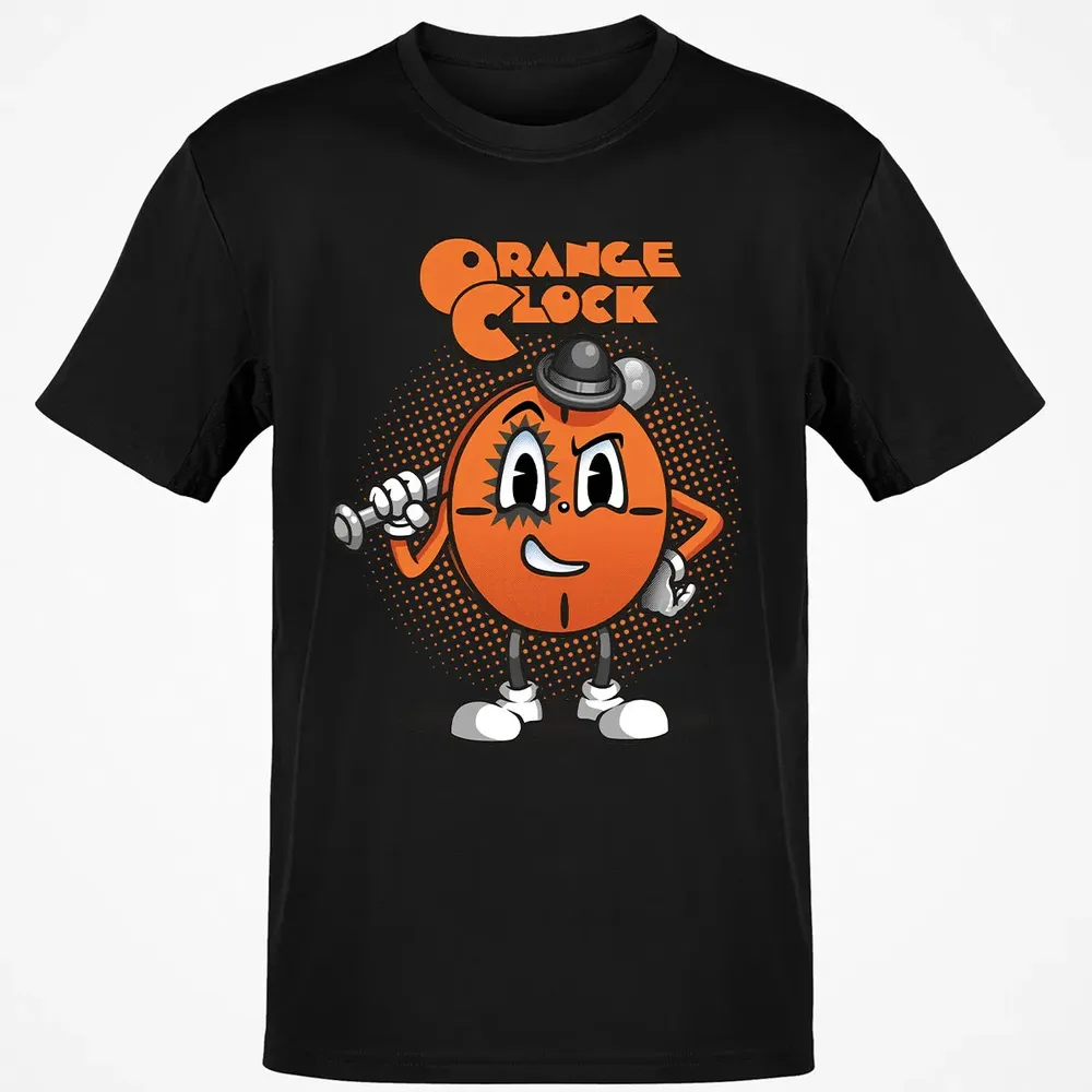 Orange Clock Classic Unisex T-Shirt - 2