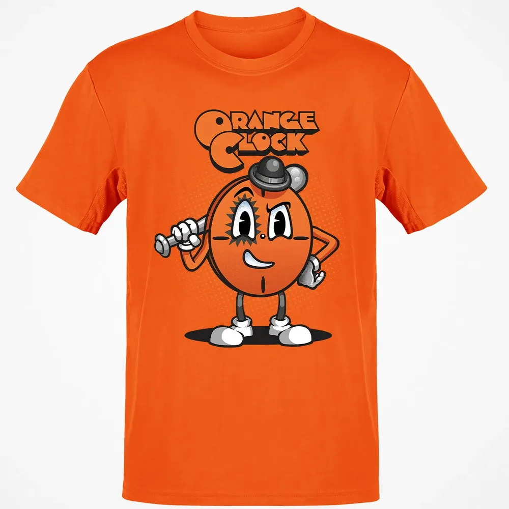 Orange Clock Classic Unisex T-Shirt - 9