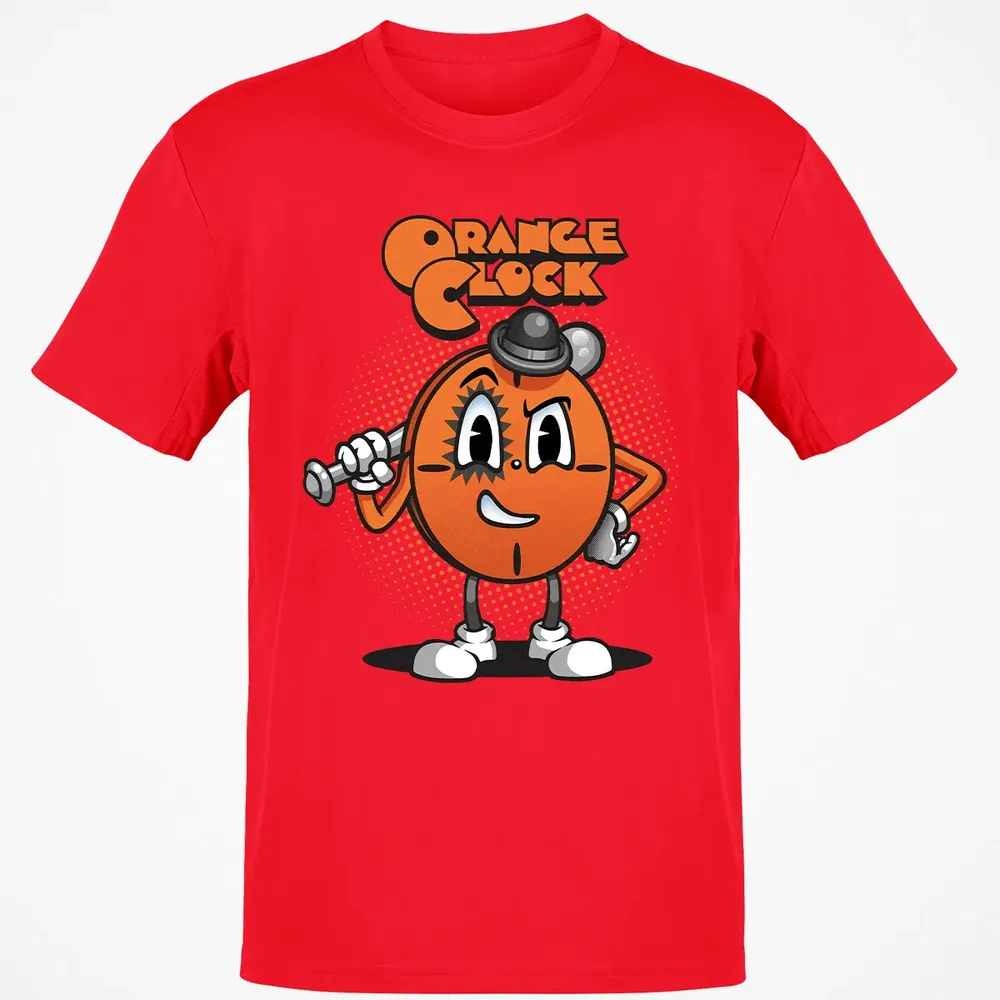 Orange Clock Classic Unisex T-Shirt - 11