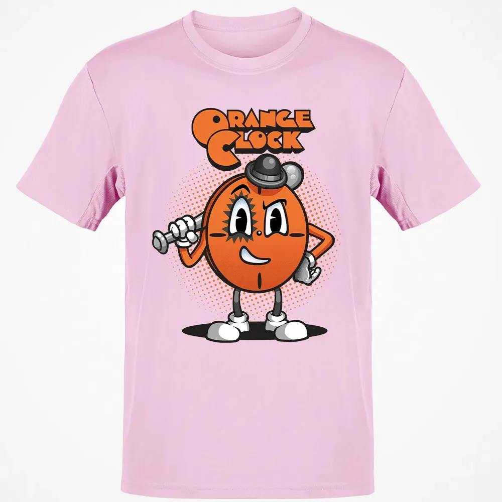 Orange Clock Classic Unisex T-Shirt - 6