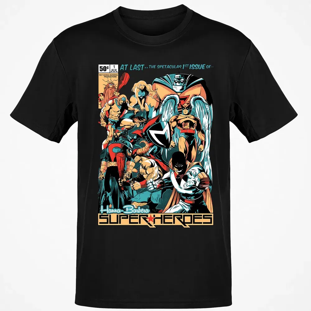 Hanna Barbera Super Heroes Classic Unisex T-Shirt - 2