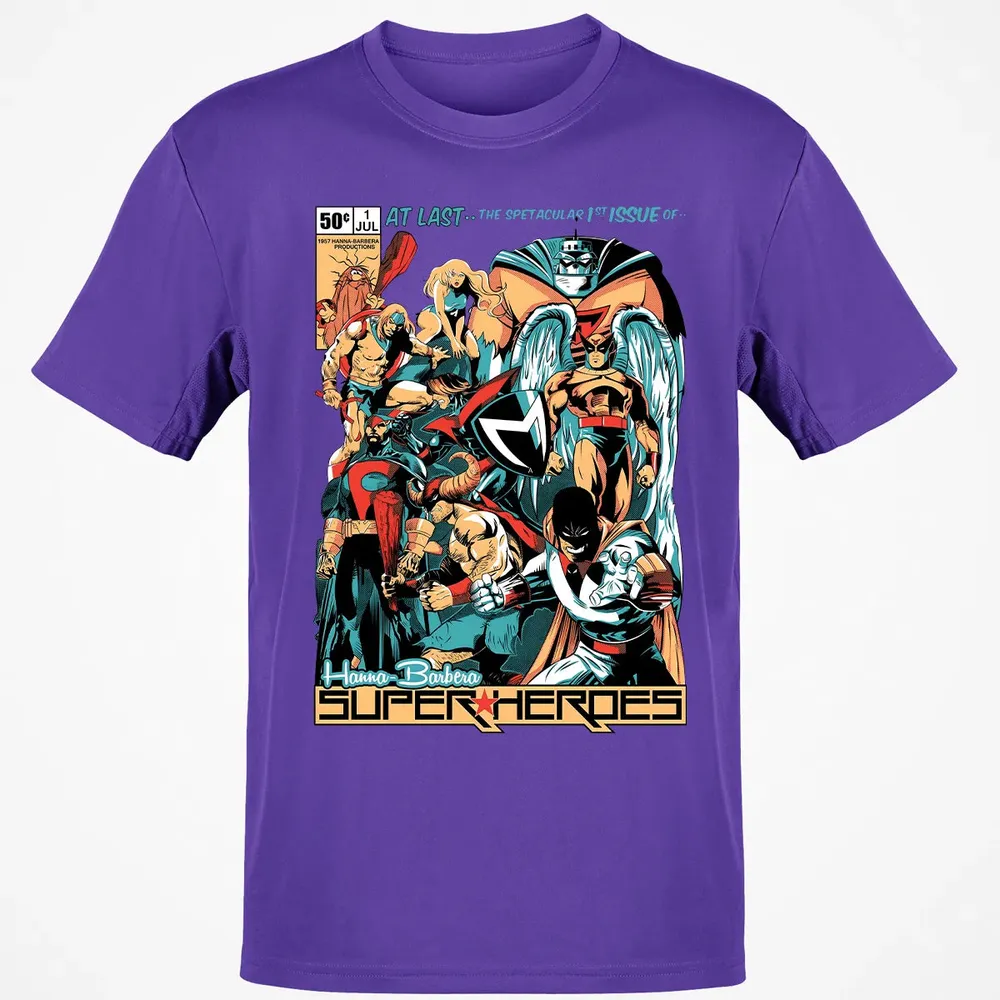 Hanna Barbera Super Heroes Classic Unisex T-Shirt - 10