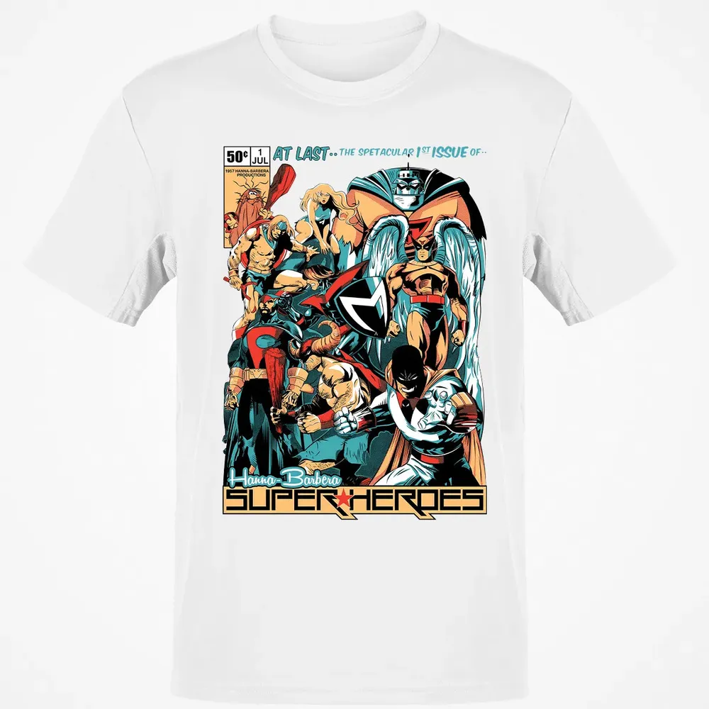 Hanna Barbera Super Heroes Classic Unisex T-Shirt - 13