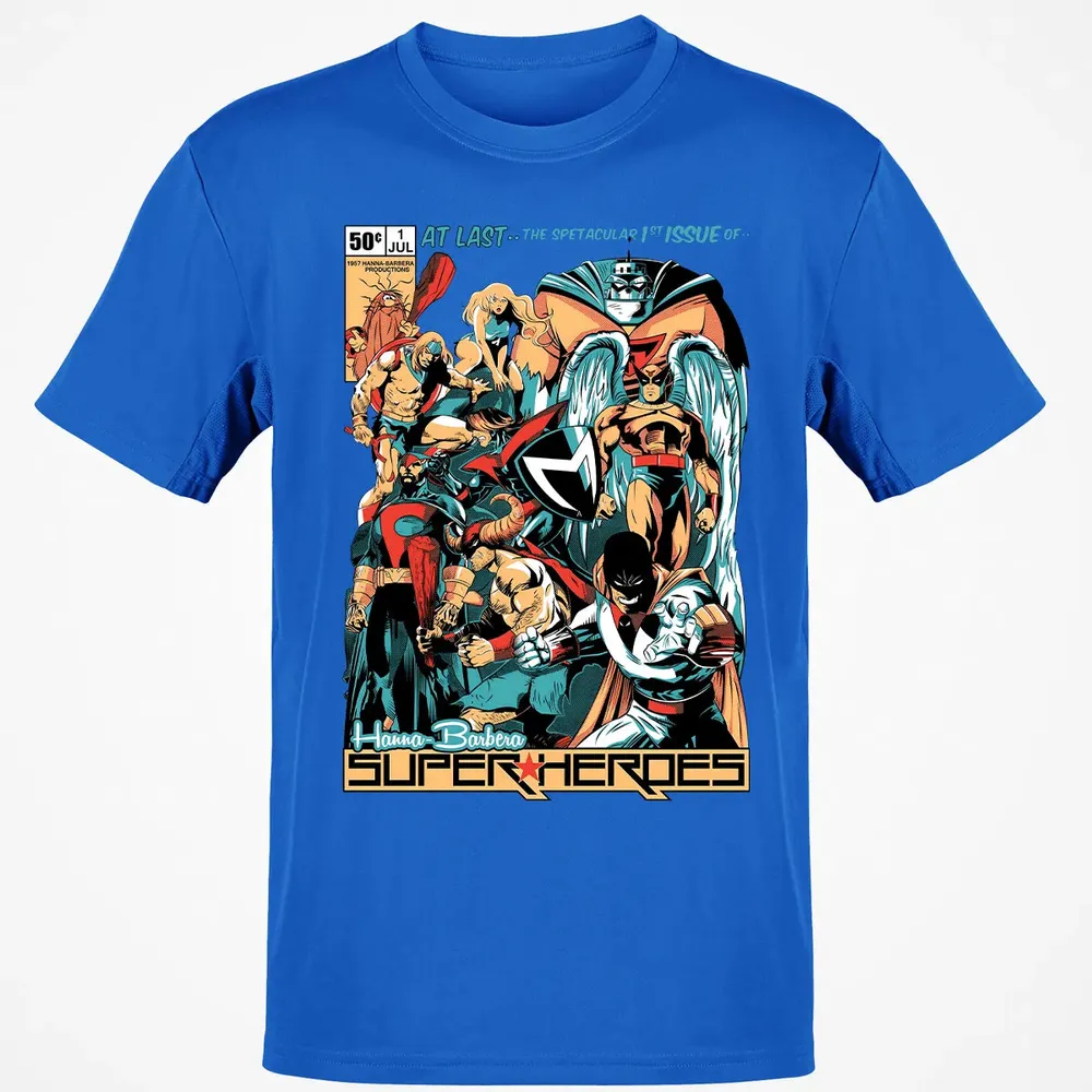 Hanna Barbera Super Heroes Classic Unisex T-Shirt - 12
