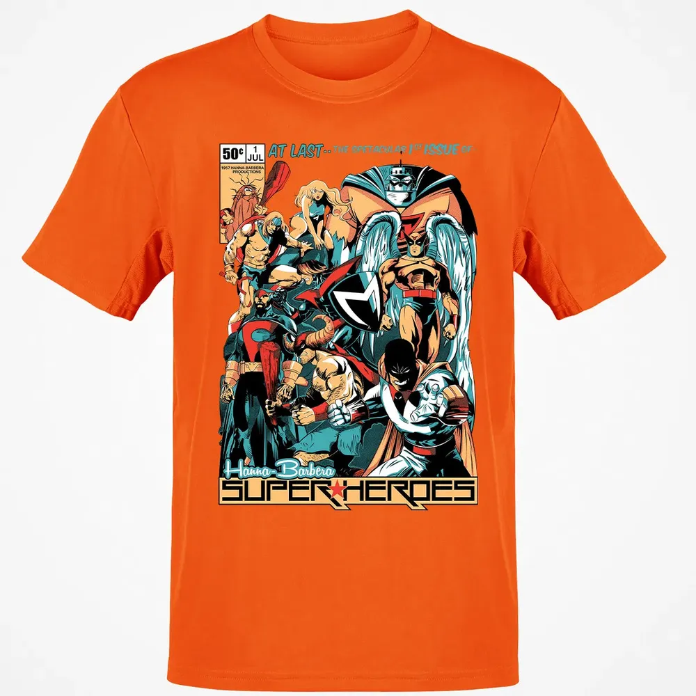 Hanna Barbera Super Heroes Classic Unisex T-Shirt - 9